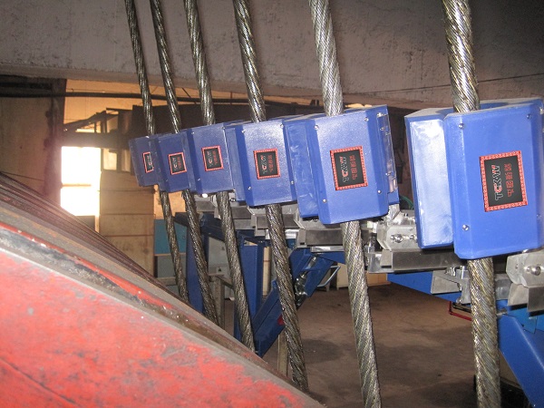 Автоматическая система диагностической проверки в режиме реального времени стального сердечника транспортерной ленты