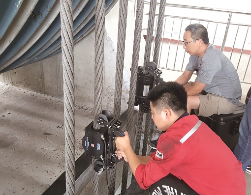 Автоматическая система диагностической проверки в режиме реального времени стального сердечника транспортерной ленты