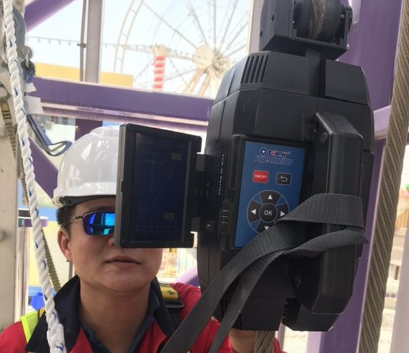 Автоматическая система диагностической проверки в режиме реального времени стального сердечника транспортерной ленты