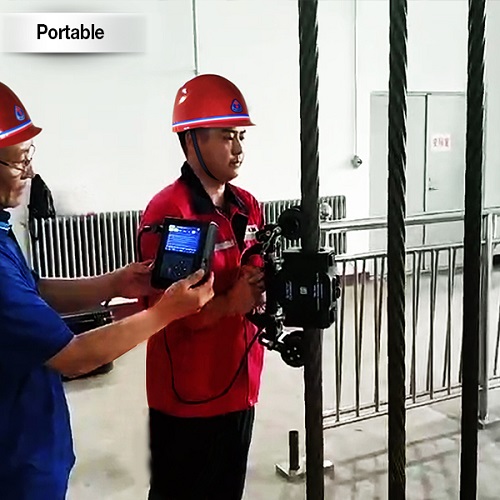 Переносной дефектоскоп для стальных тросов